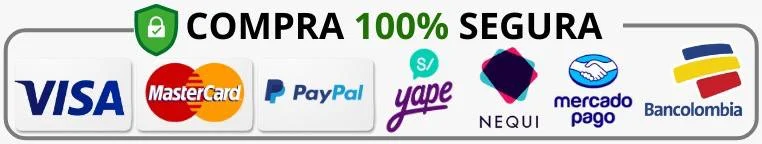 Compra segura con diferentes medios de pago